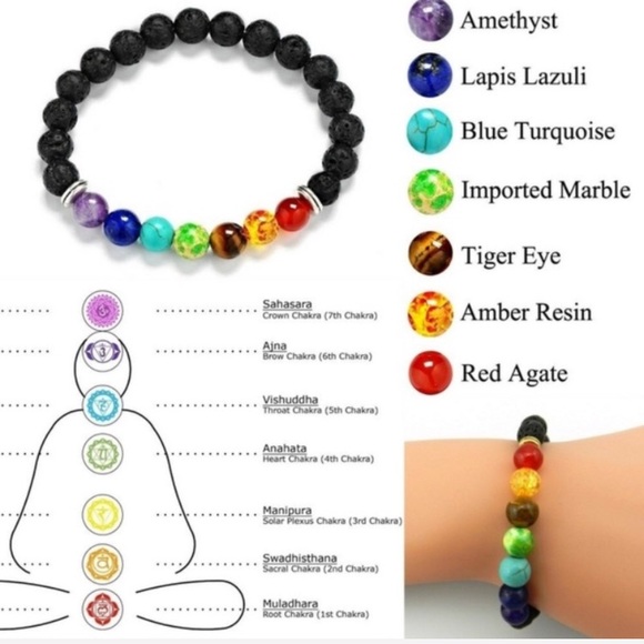 Boutique Jewelry - 5 for $25! NEW Chakra Yoga Buddha Bead Bracelet